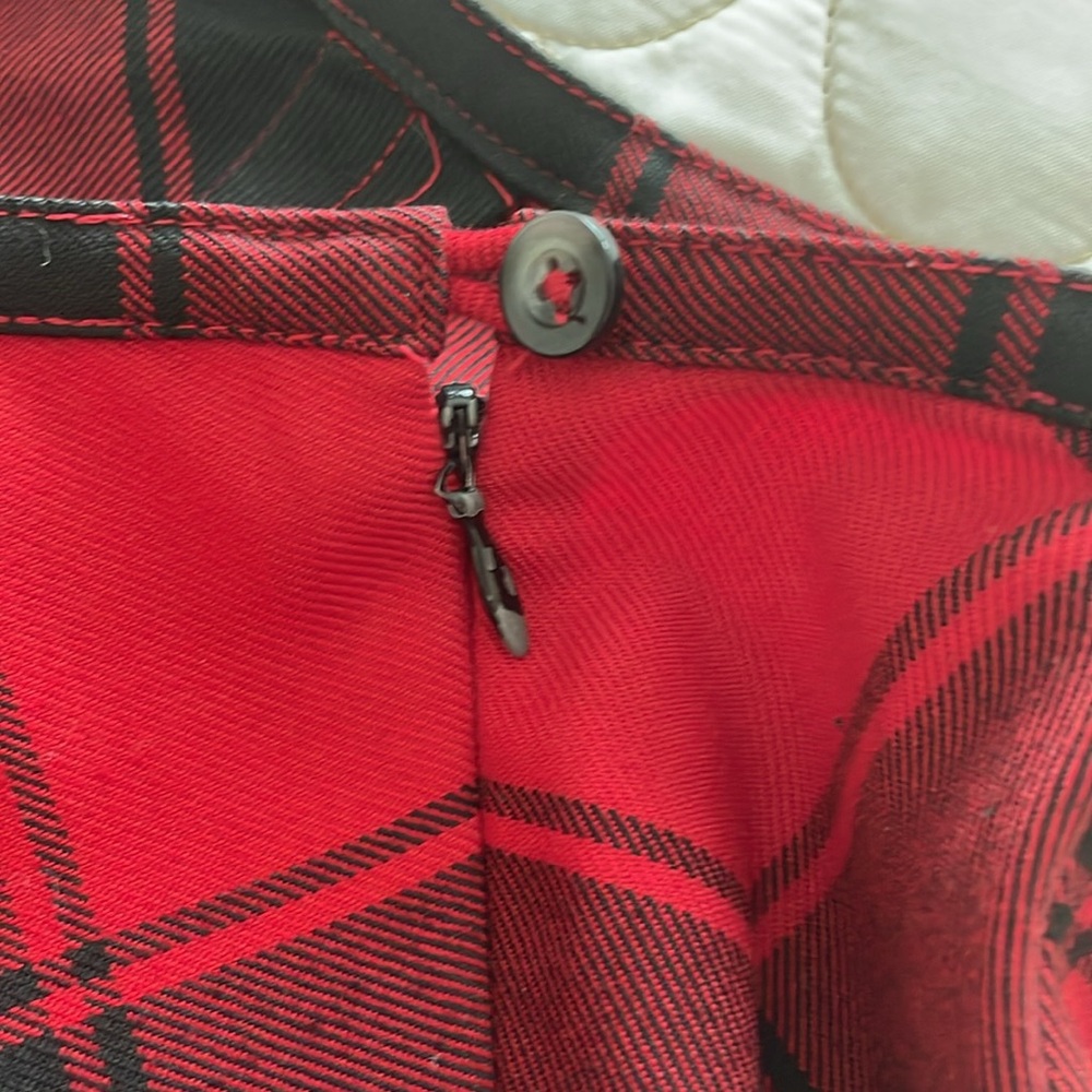 Liz Claiborne Skirt Red/Black - Picture 5 of 5